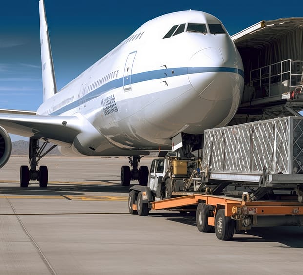 Air Freight Hero Image Plane ready for air freight Shipping from China